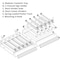 Azar Displays Adjustable Short Divider Bin Cosmetic Tray w Pushers - Customize Slot Size to Product, Clear, 2-Pack 225830-SHORT-CLR-2PK - alternate 7